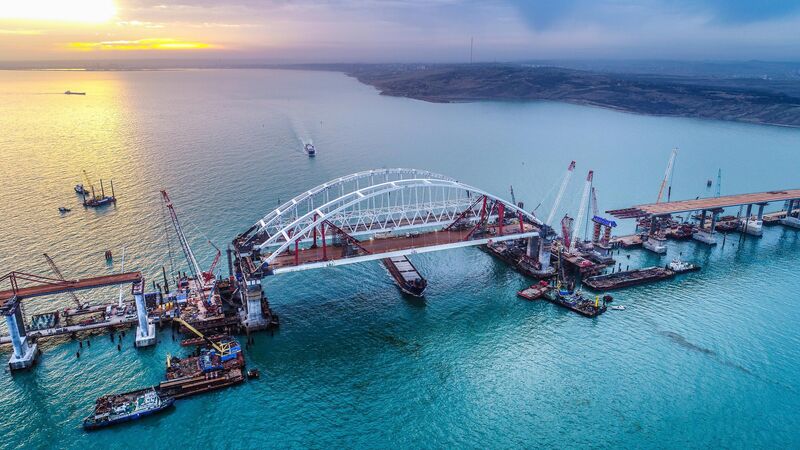 Строительство Крымского моста - «Россия сегодня», 800, 08.09.2021