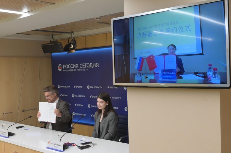 Sputnik подписал первое соглашение о сотрудничестве с университетом Китая - «Россия сегодня», 780, 21.11.2023