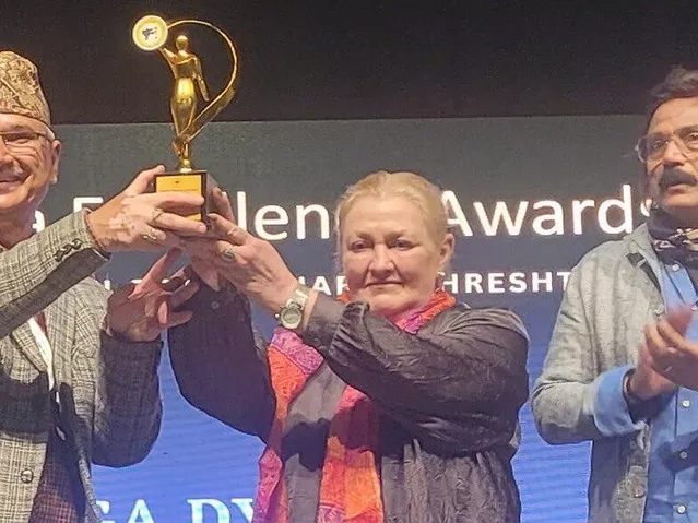 Руководитель хаба Sputnik в Индии Ольга Дычева удостоена награды за развитие индийско-российских медиа-отношений - «Россия сегодня», 640, 24.02.2026